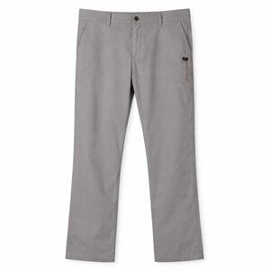 NWT LEE Mid Rise Straight Leg Wrinkle Free Gray Career Pants Size 14 Medium